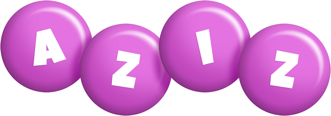 Aziz candy-purple logo