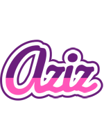 Aziz cheerful logo