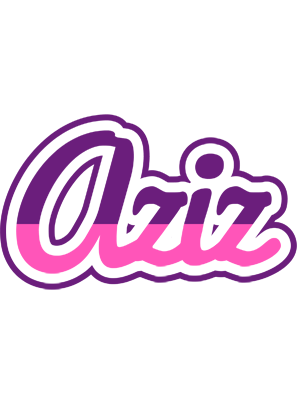 Aziz cheerful logo