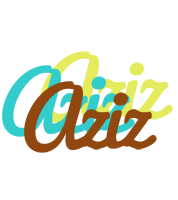 Aziz cupcake logo