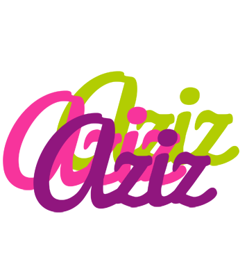 Aziz flowers logo