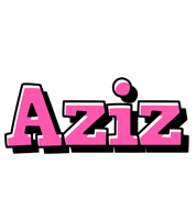 Aziz girlish logo