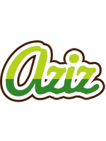Aziz golfing logo