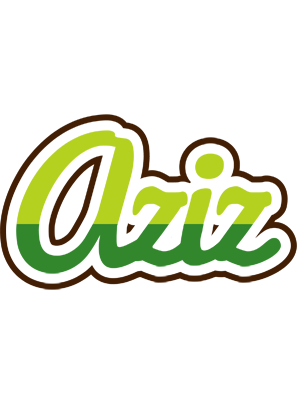 Aziz golfing logo