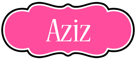 Aziz invitation logo