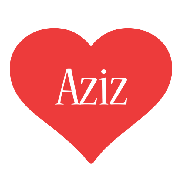 Aziz love logo