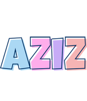 Aziz pastel logo