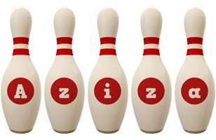 Aziza bowling-pin logo
