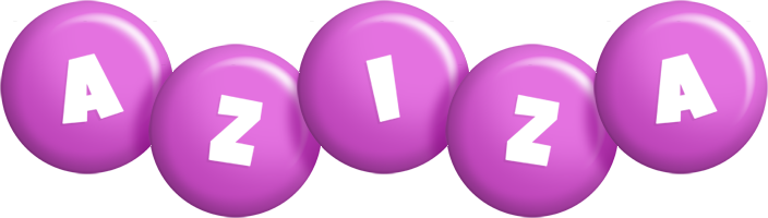 Aziza candy-purple logo