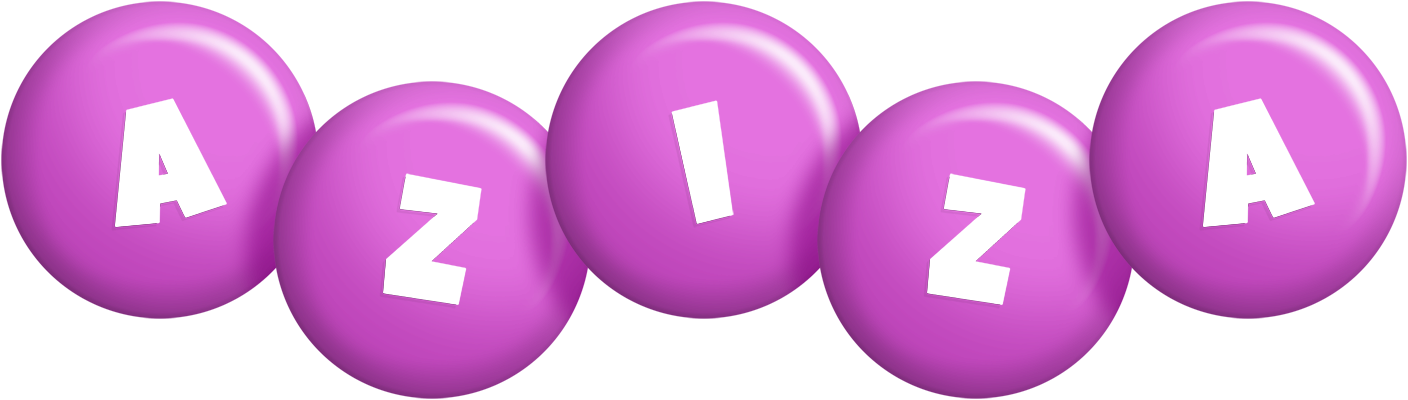 Aziza candy-purple logo