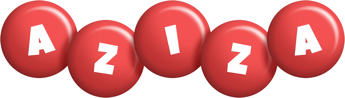 Aziza candy-red logo