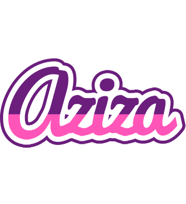 Aziza cheerful logo