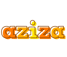 Aziza desert logo