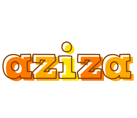 Aziza desert logo