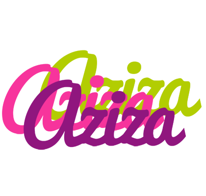 Aziza flowers logo