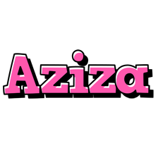 Aziza girlish logo