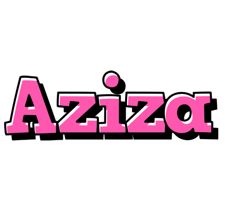 Aziza girlish logo