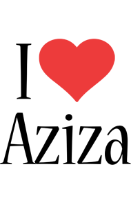 Aziza i-love logo