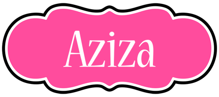 Aziza invitation logo