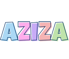 Aziza pastel logo
