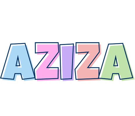 Aziza pastel logo