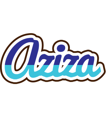 Aziza raining logo