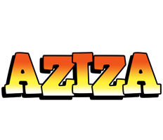 Aziza sunset logo