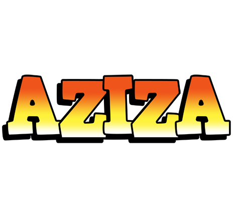 Aziza sunset logo