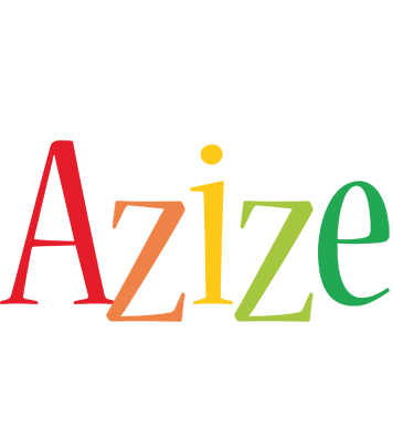 Azize birthday logo