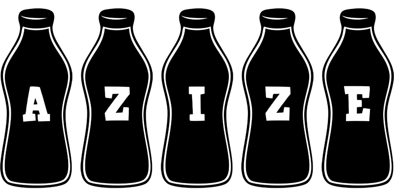 Azize bottle logo