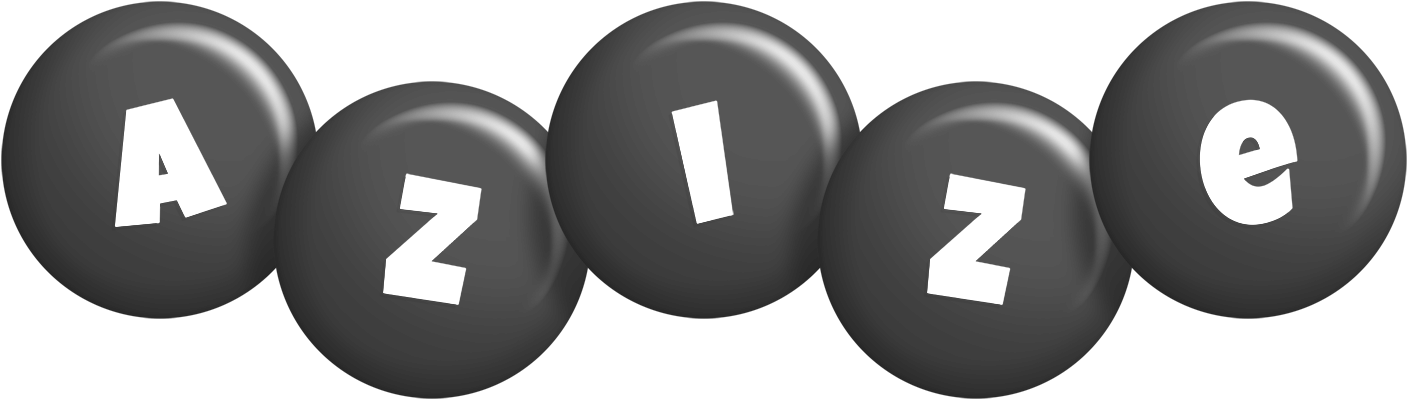Azize candy-black logo