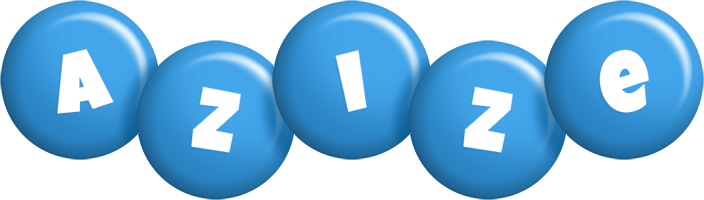 Azize candy-blue logo