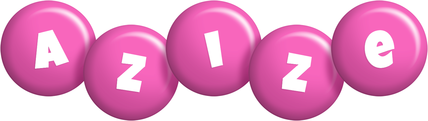 Azize candy-pink logo