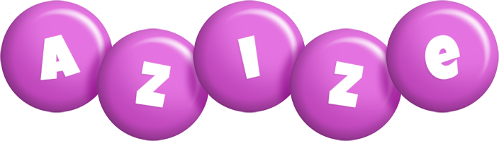 Azize candy-purple logo