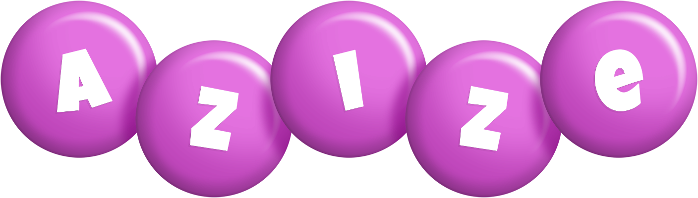 Azize candy-purple logo