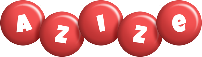 Azize candy-red logo