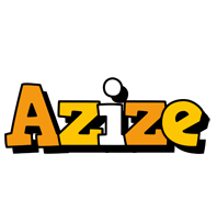 Azize cartoon logo