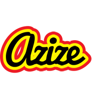 Azize flaming logo
