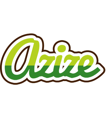 Azize golfing logo