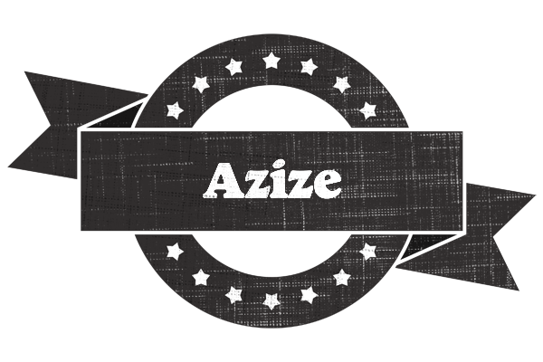 Azize grunge logo
