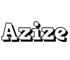 Azize snowing logo