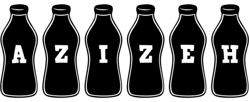 Azizeh bottle logo