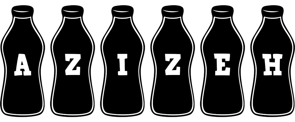 Azizeh bottle logo