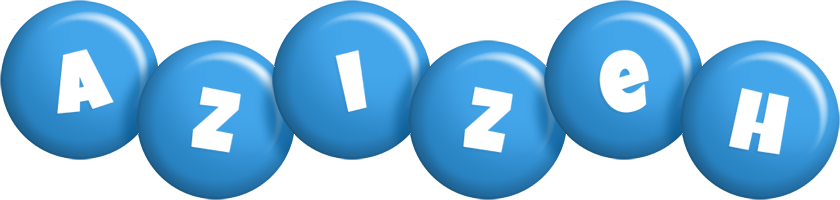 Azizeh candy-blue logo