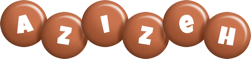 Azizeh candy-brown logo