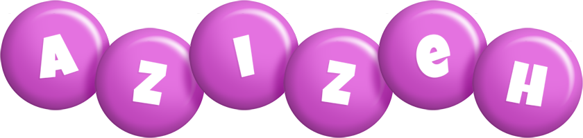 Azizeh candy-purple logo