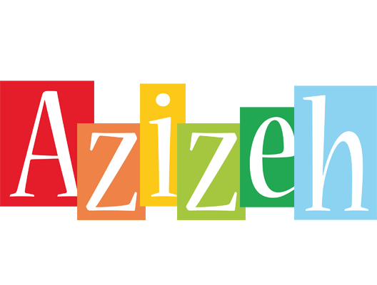 Azizeh colors logo