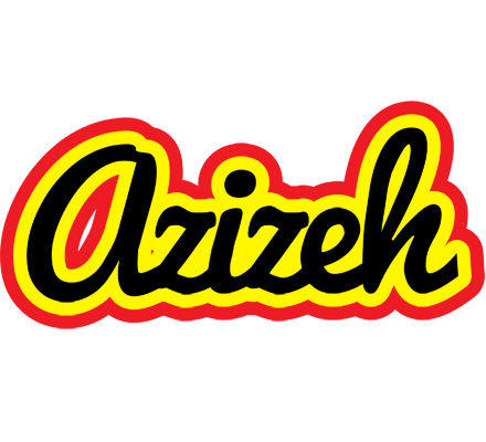 Azizeh flaming logo