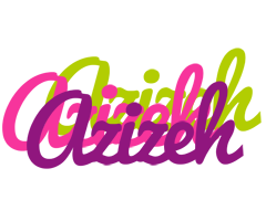 Azizeh flowers logo
