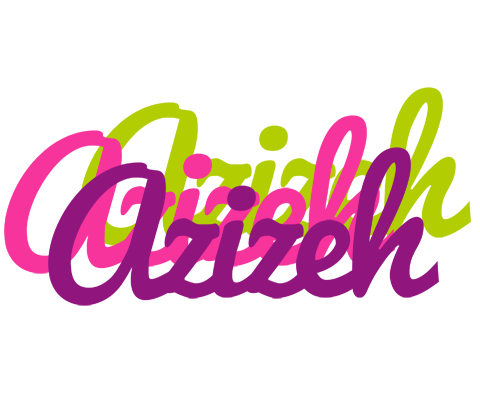 Azizeh flowers logo